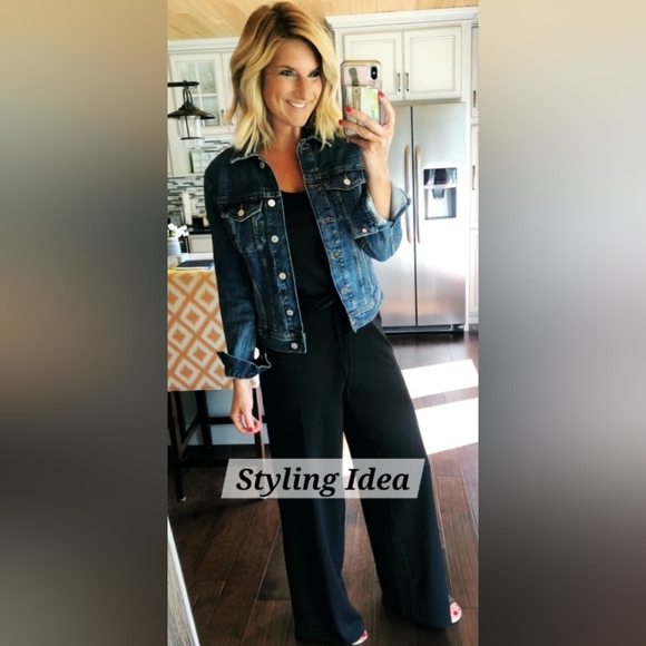 90 Degree by Reflex- FLARED Leg - Boot Cut JUMPSUIT - Picture 3 of 12